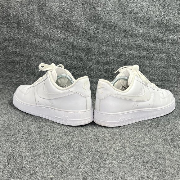 Nike Air Force‎ 1 \'07 Shoes Men\'s Size 14 White Leather Retro Athletic Sneakers main image 12